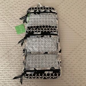 Vera Bradley Camellia Essentials Cosmetic Case/Bag (or Travel Jewelry Case)